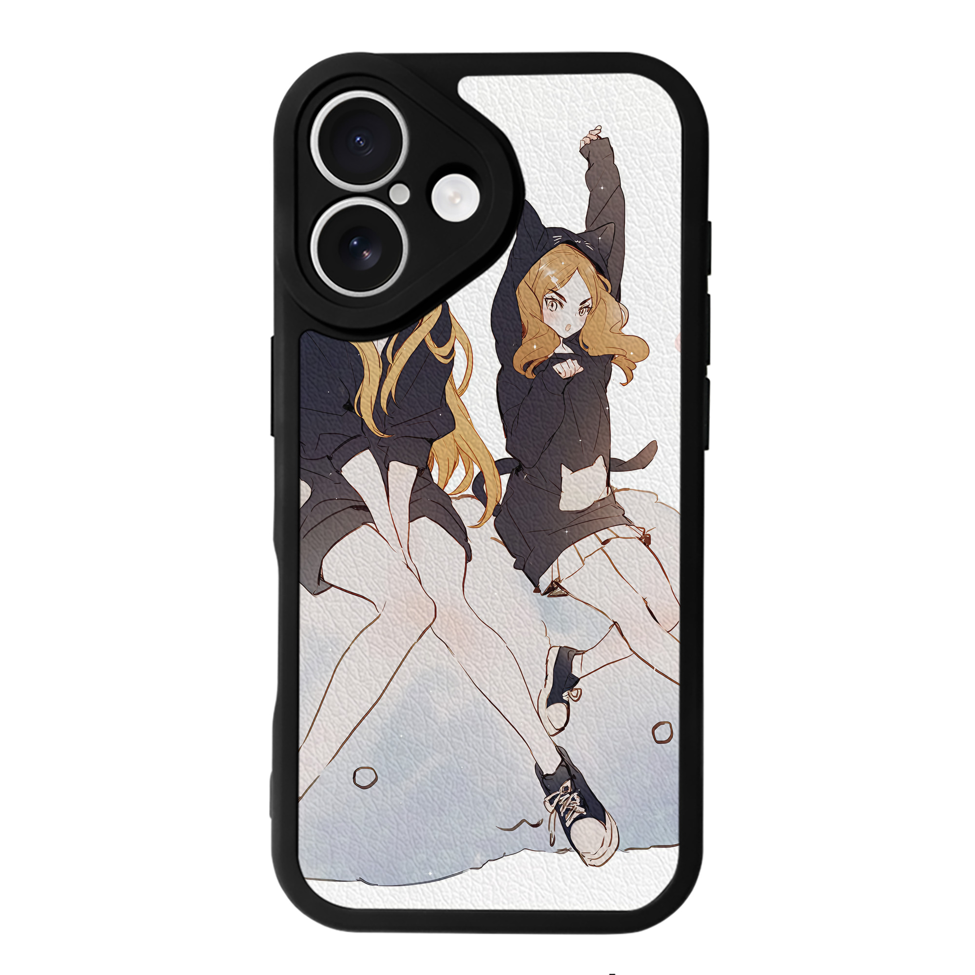 （画像用） ハイキュー!! Haikyu!! 【iPhone 16シリーズ対応】シリコンスマホケース（レザー調） 材質：シリコン